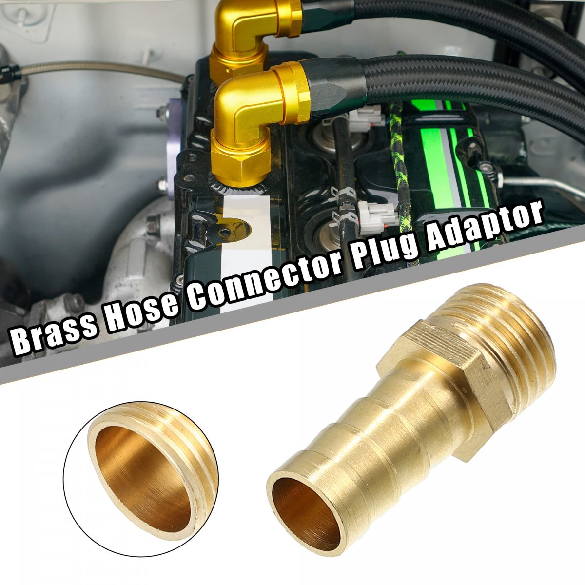 1 Pcs0mm Outer Diameter Barbed To 1 4 Bsp Hose Barb Tail Male Thread Adapter Brass Socket Compression Fittings