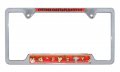 Tasmanian Devil Chrome Open License Plate Frame