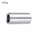 Uxcell 5pcs Stainless Steel Spacer 1 4 Bore X 3 8 Od Length Screw Standoff Bushing Plain Finish Round Metal For Screws Bolts