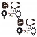 Labwork Carburetor Rebuild Repair Kit With Float Replacement For Johnson Evinrude 65 70 75 Hp Pack Of 2