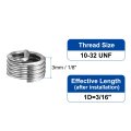 50pcs Wire Thread Inserts 10-32 Unf 1d 3 16 304 Stainless Steel Helical Type Coiled Repair Kit Screw Threaded Sleeve Sheath For