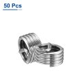 50pcs Wire Thread Inserts 10-32 Unf 1d 3 16 304 Stainless Steel Helical Type Coiled Repair Kit Screw Threaded Sleeve Sheath For