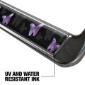 Purple Butterfly Watercolor Silhouette Full Size Standard License Plate Metal Frame