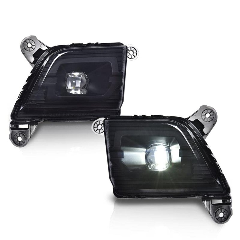 Led Fog Lights For 2019 2022 Chevy Silverado 1500 Without Rpo Code U12 Smoky Lens Black Housing Part 84125494 84962680 2 Piece