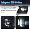 Led Fog Lights For 2019 2022 Chevy Silverado 1500 Without Rpo Code U12 Smoky Lens Black Housing Part 84125494 84962680 2 Piece