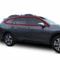 Window Trim Chrome Delete Blackout Precut Vinyl Wrap Overlay Kit For Subaru Outback 2020 Metallic Matte Black 