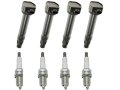 Ignition Coil And Spark Plug Kit 8 Piece For 2007-2012 Dodge Caliber 