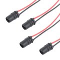 Tomall T10 Socket Pre-wired Connector For Light Bulbs 194 Female Plug Pack Of 4 