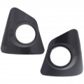 Toyota Corolla 2014 2015 2016 Fog Light Cover Driver And Passenger Side Pair Set Black Primed S Special Edition Model Dot 