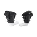 2pcs Windshield Washer Nozzle For Dodge Durango 2011-2019 2 5 Meters Hose With Connectors Kit Replaces 68269108aa 