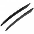 Hecasa Fog Light Grill Air Vent Cover Trim Strips Compatible With 2014-2021 Mercedes-benz C Class Front Plastic Decorative