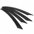 Hecasa Fog Light Grill Air Vent Cover Trim Strips Compatible With 2014-2021 Mercedes-benz C Class Front Plastic Decorative