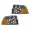 Am Side Marker Corner Parking Turn Signal Light Lamp Pair Set For Volvo C70 S70 V70 