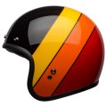 Bell Custom 500 Helmet Riff Gloss Black Yellow Orange Red Large 