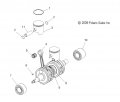 Polaris Snowmobile Piston Kit Genuine Oem Part Qty 1