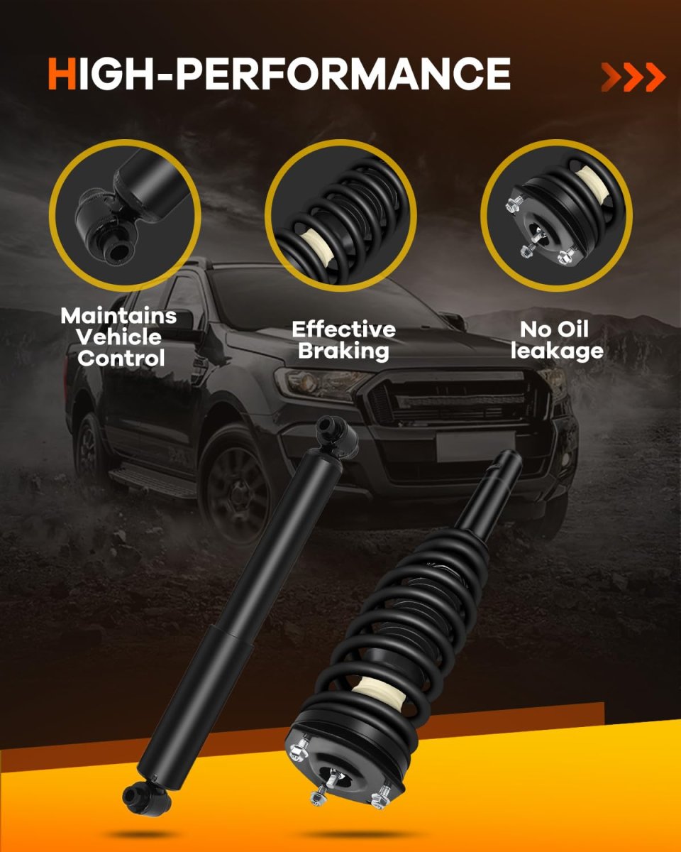 Spring Strut Assembly Completes Shocks Fits 2010 2011 For Fusion Mercury Milan 272596 344363 Replace Strut
