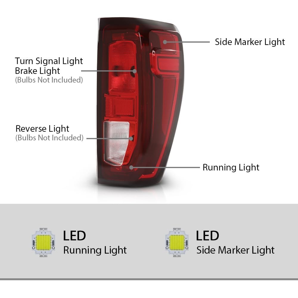 Tail Light Rear Brake Lamp Right Side For 2019-2023 Gmc Sierra 1500 Fit 2020-2023 2500hd 3500hd W Factory Incandescent Model