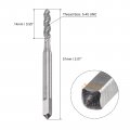 Uxcell Spiral Flute Taps 5-40 Unc 2b High Speed Steel Hss Uncoated Machine Thread Milling Threading Screw Tap 3 Flutes Tapping
