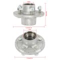 5 On 4 Inch Galvanized Trailer Hub Replacement For 3500 Lbs 84 Spindle