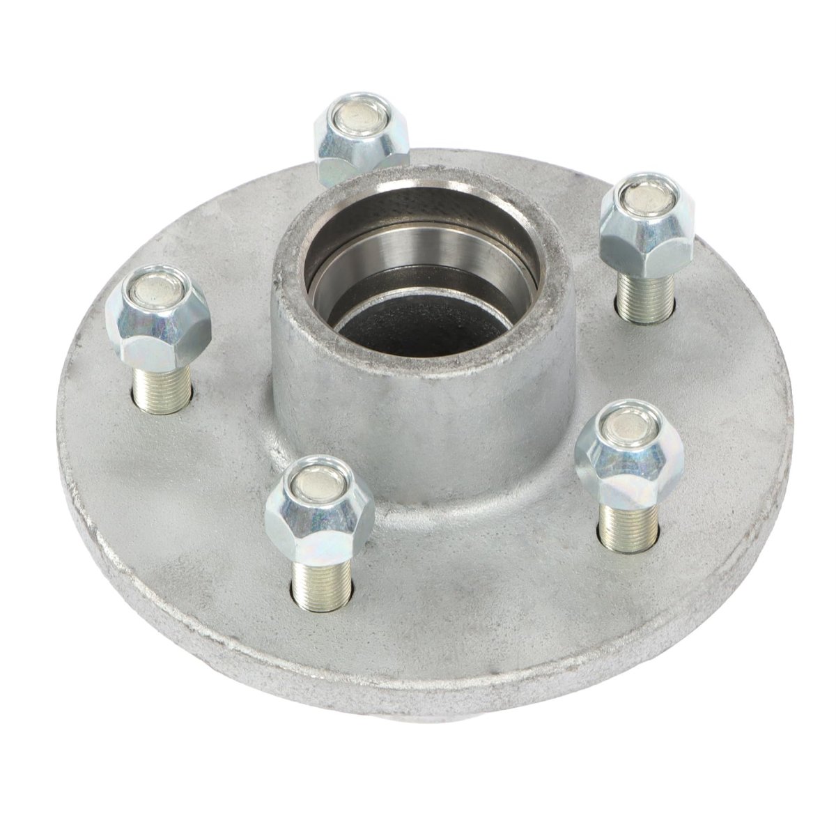 5 On 4 Inch Galvanized Trailer Hub Replacement For 3500 Lbs 84 Spindle