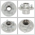 5 On 4 Inch Galvanized Trailer Hub Replacement For 3500 Lbs 84 Spindle