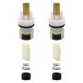 Rp25513 Faucet Stem Kit For Most Delta Two Handle Bathroom Kitchen Sink Bathtub With Rp4993 Rubber Seat And Spring -2 Pack By