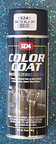 Sem Satin Black Color Coat 13oz Aerosol 15243