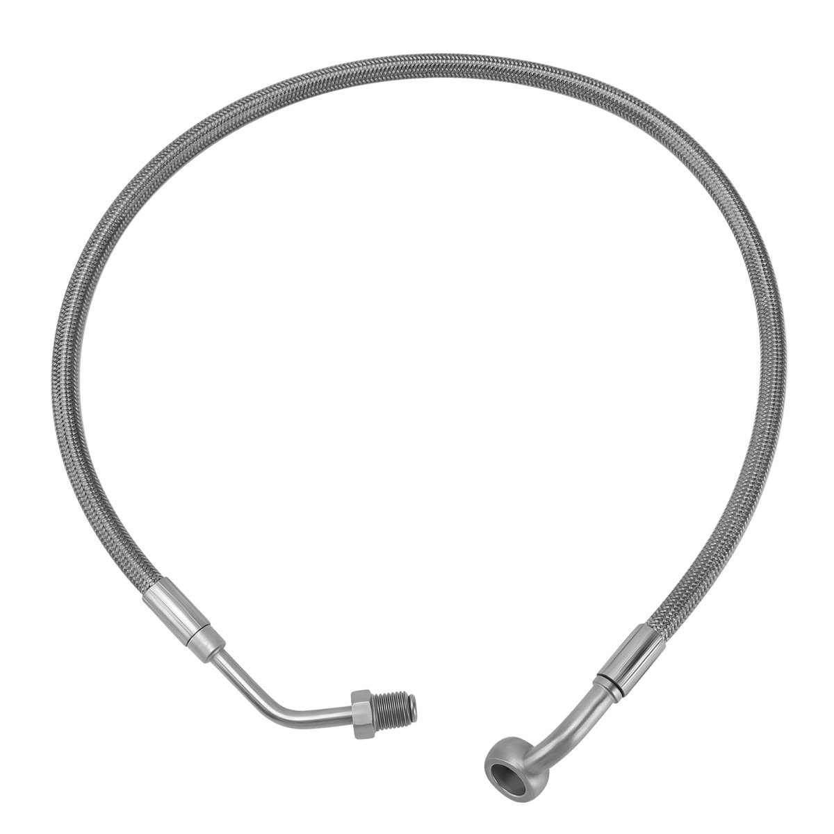 Front Left Brake Hose Line For Polaris Ranger 500 2x4 4x4 6x6 And 700 2005 To 2009 Part Number Ptfe Metal Mesh Construction