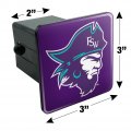 Florida Southwestern State College Primary Logo Tow Trailer Hitch Cover Plug Insert 2