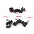 Httmt Black 1 5 1-1 2 38mm Bar Engine Crash Highway Foot Peg Mount Footrest Compatible With H-d