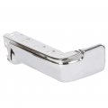 Hecasa Rear Bumper End Face Bar Compatible With 2009-2014 Ford F150 Styleside W O Sensor Hole Chrome Rh Passenger Side