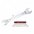 Uxcell Thin Open End Wrench 10mm X 12mm Metric Mirror-chrome Plated High Carbon Steel For Household Maintenance And General