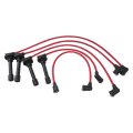 8 5mm High Heat Performance Spark Plug Ignition Wires Set In Red For Honda Prelude 2 2l 1992-2001 H22 Dohc Vtec Engines By