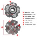 Rear Wheel Hub Bearing Replacement For Toyota Rav4 4x4 Awd 2006-2018 With Abs 512374