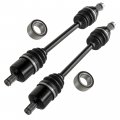 Caltric Front Left And Right Cv Joint Axle With Bearing Compatible Polaris