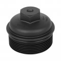 X Autohaux Black Oil Filter Cap Cover 12605565 Replacement For Buick Chevrolet Gmc
