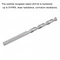 Uxcell Solid Carbide Twist Drill Bits 3mm Metric Left Hand Spiral Flutes Straight Shank Tungsten Steel Drilling Tool For