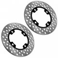 Caltric Front Brake Disc For Yamaha Wolverine 450 Yfm450fx 4x4 2006-2010 Left Right Rotor 
