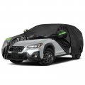 Waterproof Car Cover Replace For 2013-2023 Subaru Crosstrek Xv 6 Layers All Weather Covers With Zipper Door Windproof Bands 