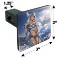Norse Valkyrie Warrior Maiden Woman Tow Trailer Hitch Cover Plug Insert