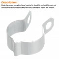 Uxcell 20pcs Pipe Clamps Fit For 1-5 8 40mm Rigid Bracket Strap Clamp Metal Split Ring Hanger Support Tube