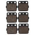 Kevlar Carbon Fiber Brake Pads For Honda Trx400x 2009 2014 Trx400ex Sportrax And Fourtrax Trx300ex 1993 2008 Trx250x 1987 1992