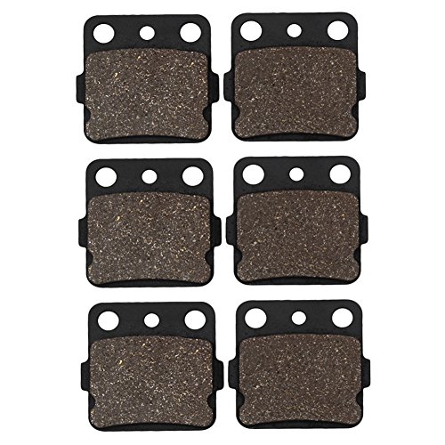 Kevlar Carbon Fiber Brake Pads For Honda Trx400x 2009 2014 Trx400ex Sportrax And Fourtrax Trx300ex 1993 2008 Trx250x 1987 1992