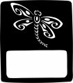Jeeptails Tribal Dragonfly Tail Lamp Light Covers For Jeep Wrangler Jl Non-led Black Set Of 2