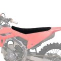 Striped Grip Gripper Seat Cover For Crf450r 2021 2025 Crf450rx Crf250r Crf250rx 2022 Non Slip Pvc Leather Black Protection 