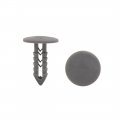 30pcs 8mm 0 31inch Dia Hole Plastic Rivets Fastener Clip Gray For Car Fender 