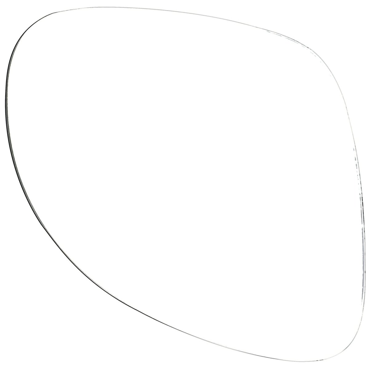 Right Side Door Mirror Glass- For Volkswagen Rabbit Jetta Gti Eos W O Heated Adhesive