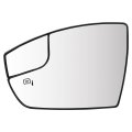 Driver Side Heated Mirror Glass Fit 2013 Ford For Escape Rear View