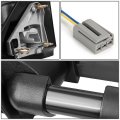 Auto Dynasty Right Side Black Power Adjustment Manual Telescoping Folding Towing Mirrors Compatible With Ford F-150 F-250 97-04