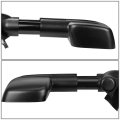 Auto Dynasty Right Side Black Power Adjustment Manual Telescoping Folding Towing Mirrors Compatible With Ford F-150 F-250 97-04